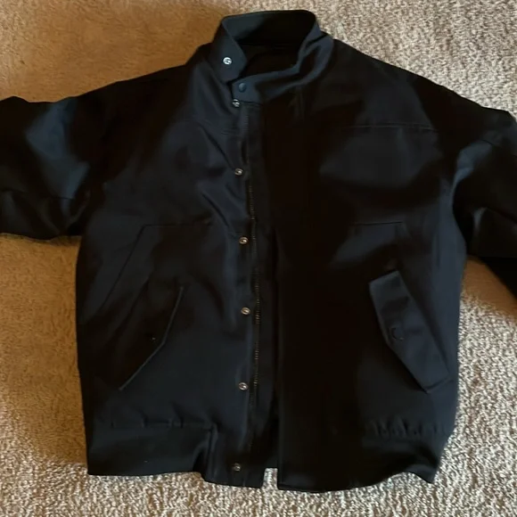 BLK Jacket, full zip n buttons 2 inside pockets n outside pockets with buttons - Picture 5 of 7